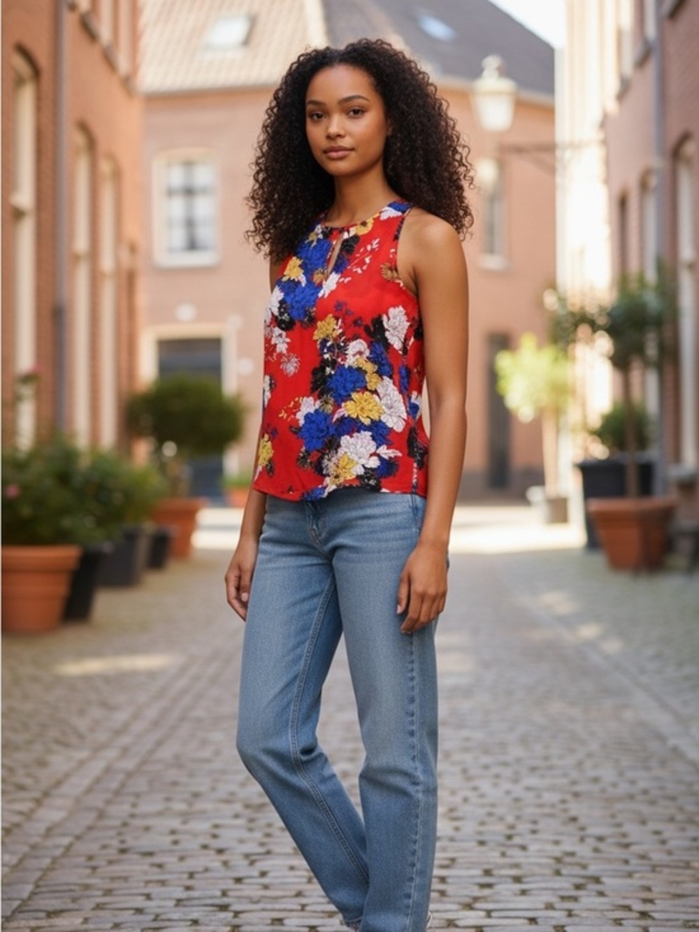 Violet & Claire Floral Blouse